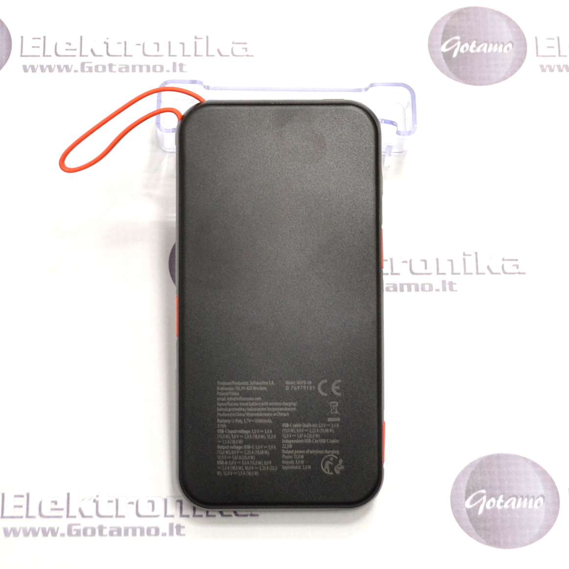 10000mAh 15W MagSafe MaXlife belaidė išorinė baterija akumuliatorius (Power Bank) 3 10000mAh 15W MagSafe MaXlife