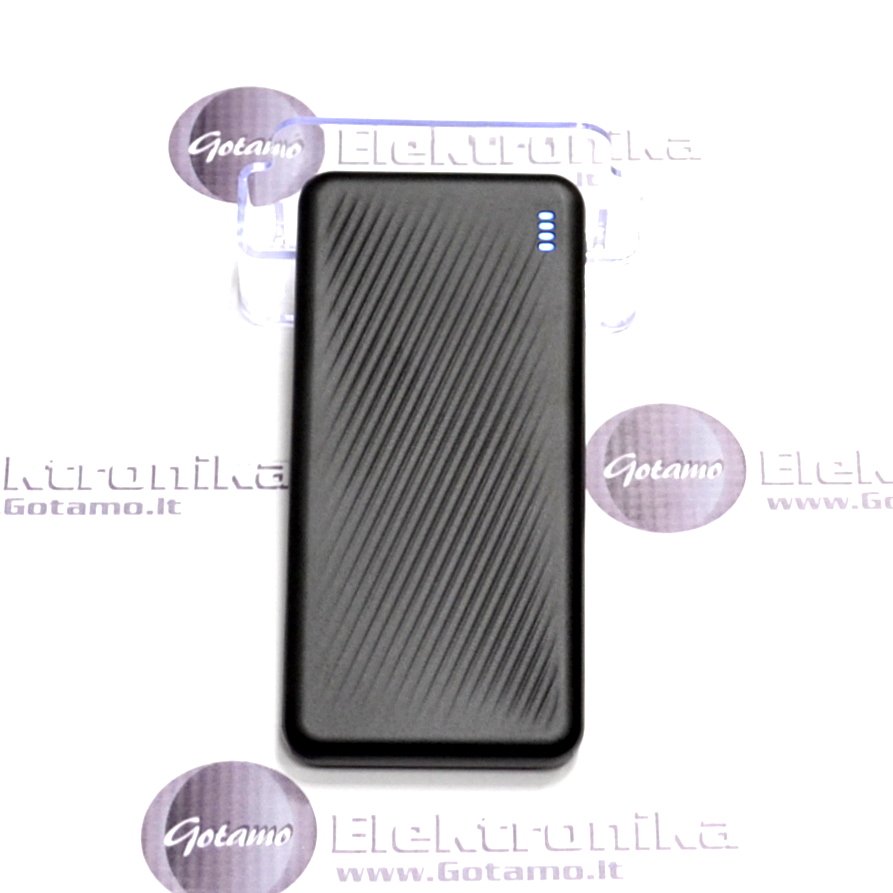 10000mAh Borofone išorinė baterija akumuliatorius (Power Bank) juodos spalvos 2 10000mAh Borofone išorinė baterija