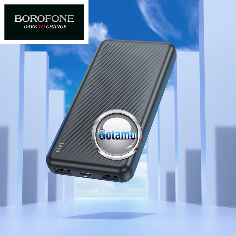 10000mAh Borofone išorinė baterija akumuliatorius (Power Bank) juodos spalvos 6 10000mAh Borofone išorinė baterija