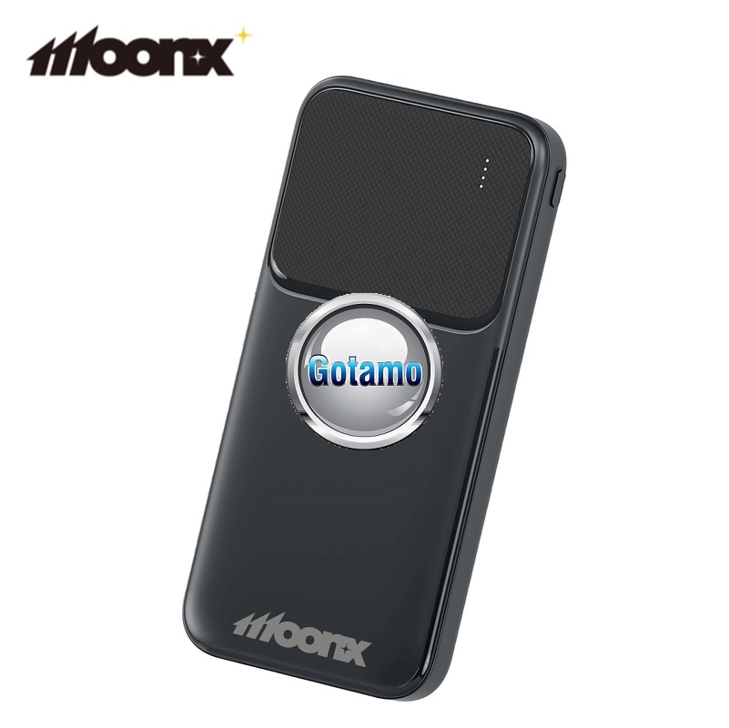 10000mAh Moonx išorinė baterija akumuliatorius (Power Bank) juodos spalvos 6 10000mAh Moonx išorinė baterija