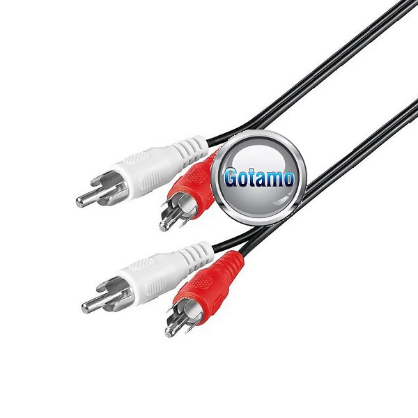 2 RCA į 2 RCA laidas 3