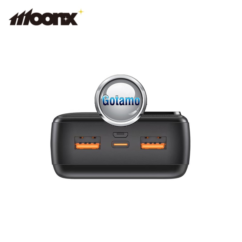 20000mAh 10W Moonx išorinė baterija akumuliatorius (Power Bank) juodos spalvos 4 20000mAh 10W Moonx išorinė baterija