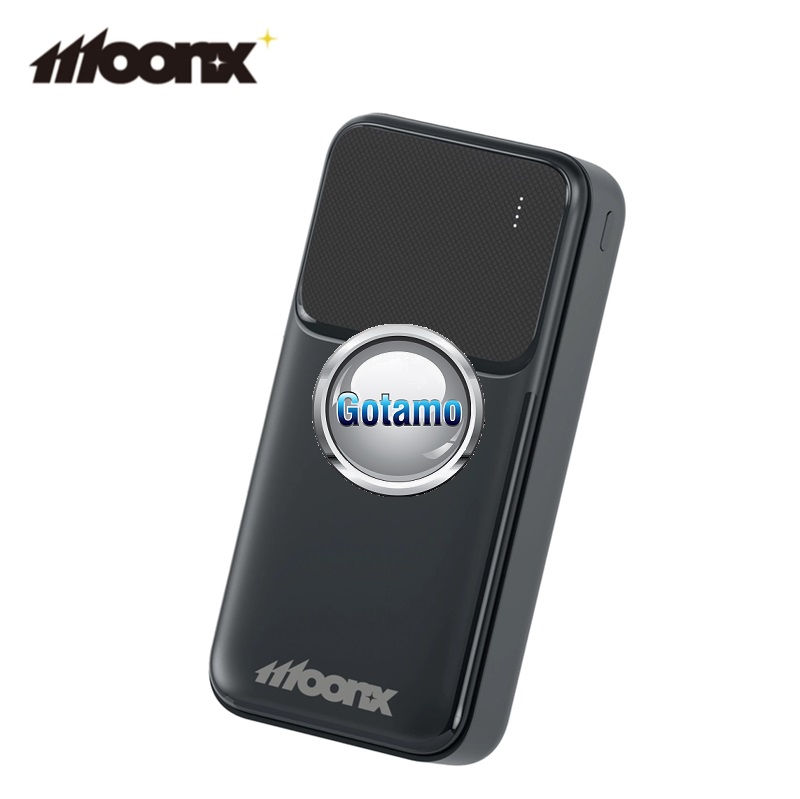 20000mAh 10W Moonx išorinė baterija akumuliatorius (Power Bank) juodos spalvos 5 20000mAh 10W Moonx išorinė baterija