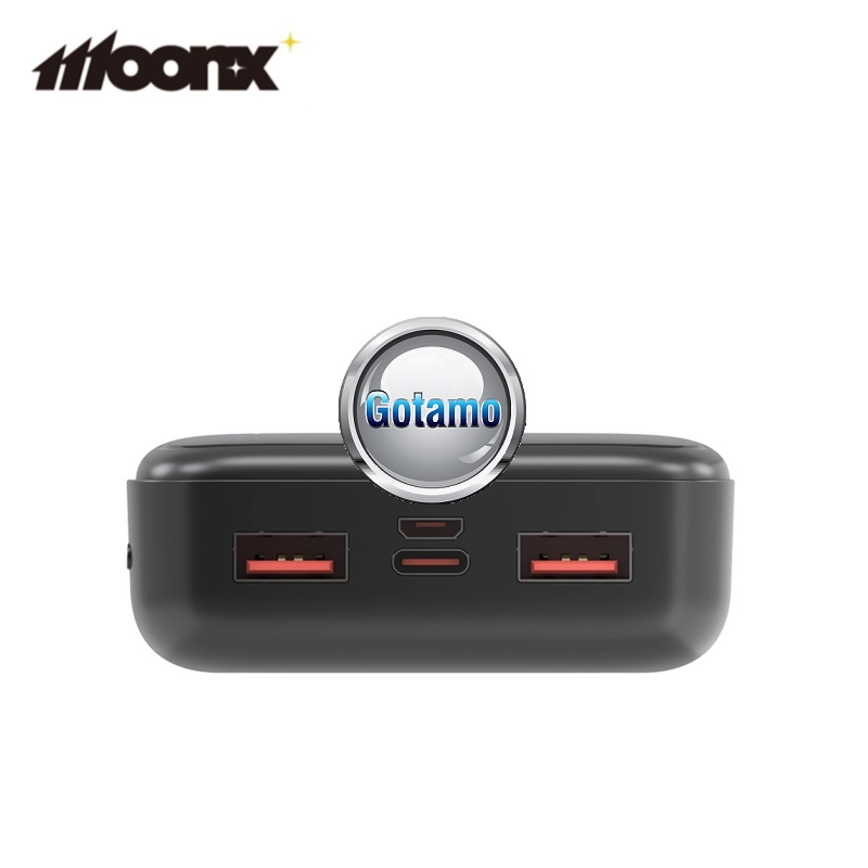 20000mAh 20W Moonx išorinė baterija akumuliatorius (Power Bank) juodos spalvos 4 20000mAh 20W Moonx išorinė baterija