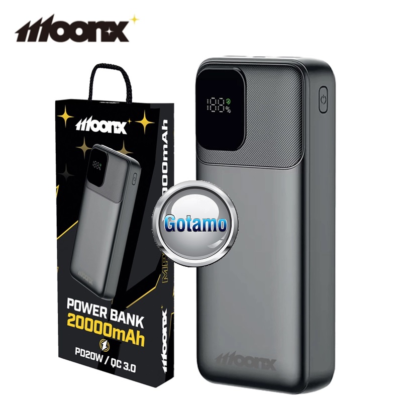 20000mAh 20W Moonx išorinė baterija