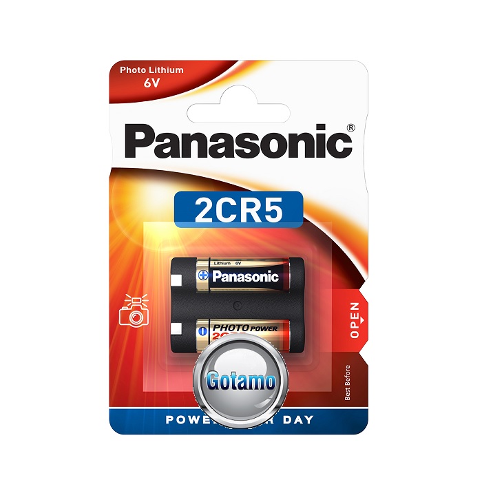 2CR5 baterija elementas Panasonic 1