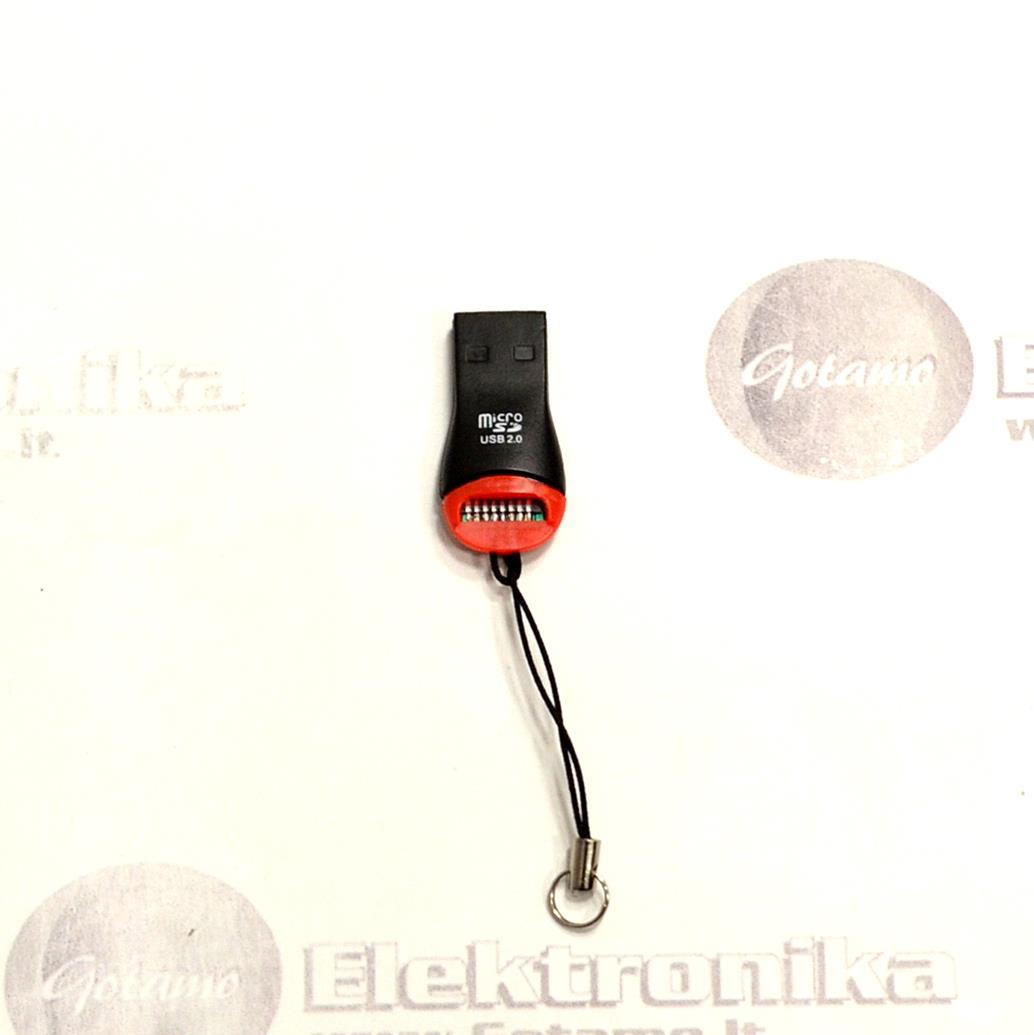Adapteris atminties kortelei Micro SD į USB 2.0 2 Adapteris atminties kortelei Micro SD su kortele