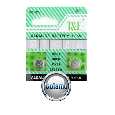 AG11 LR721 baterija T&E 1