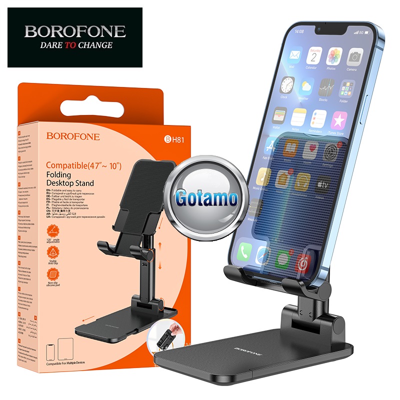 Stalinis telefono stovas Borofone Flexy Fold