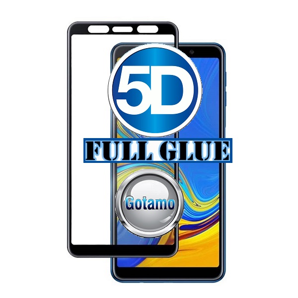 Apsauginis stiklas Samsung Galaxy A7 (2018) juodos spalvos