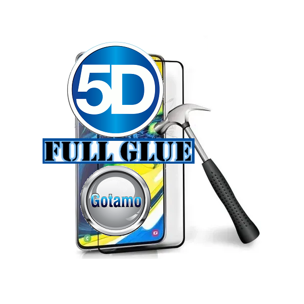 Apsauginis stiklas Samsung Galaxy A80 juodos spalvos