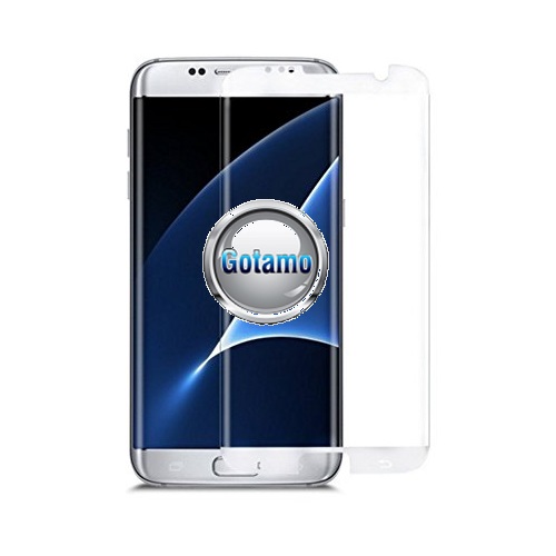 Apsauginis stiklas Samsung Galaxy S7 edge baltos spalvos