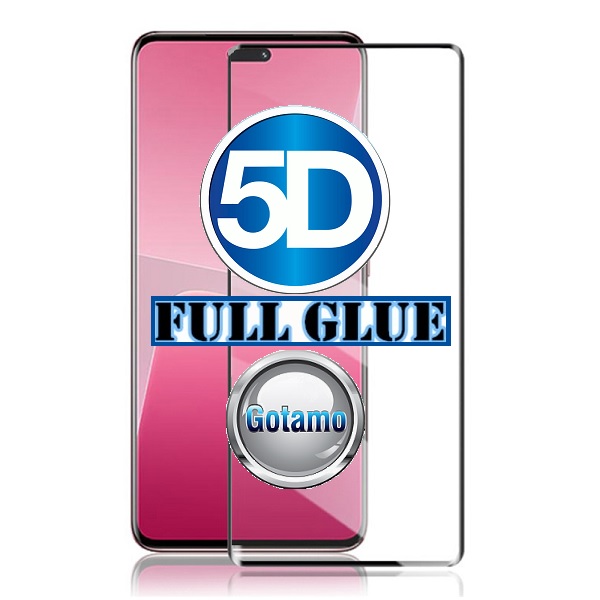 Apsauga ekranui gaubtas grūdintas stiklas Xiaomi 13 Lite mobiliajam telefonui juodos spalvos 5D pilnas padengimas klijais