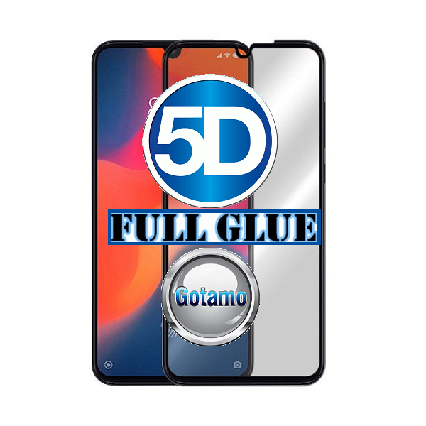 Apsauga ekranui gaubtas grūdintas stiklas Xiaomi Mi 9 SE mobiliesiems telefonams juodos spalvos 5D pilnas padengimas klijais