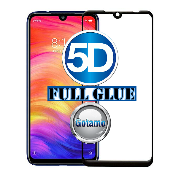 Apsauga ekranui gaubtas grūdintas stiklas Xiaomi Mi A3 mobiliesiems telefonams juodos spalvos 5D pilnas padengimas klijais