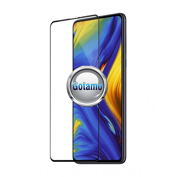 Apsauga ekranui gaubtas grūdintas stiklas Xiaomi Mi Mix 3 mobiliesiems telefonams juodos spalvos