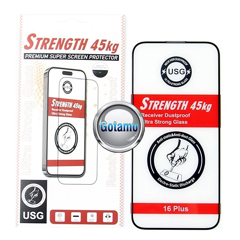 Stiklas Apple iPhone 15 pro 45kg ultra strong plus