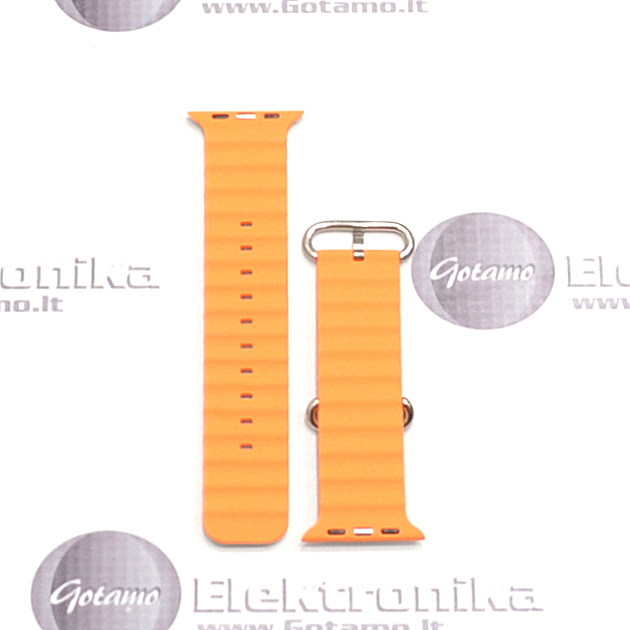 Apyrankė dirželis Devia Deluxe Sport6 Apple Watch 38 / 40 / 41 mm žvaigždžių šviesos (šviesiai kreminė) / oranžinė 5 Apyrankė dirželis Devia Deluxe Sport6 Apple Watch 38 40 41 mm žvaigždžių
