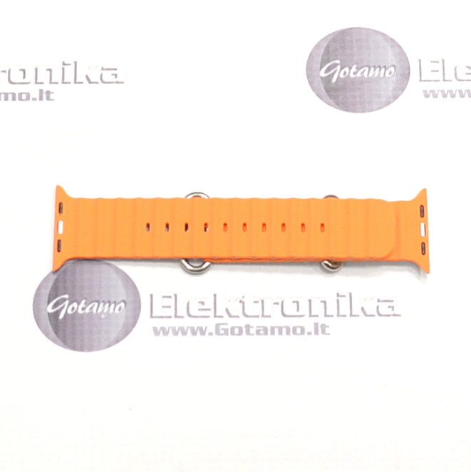 Apyrankė dirželis Devia Deluxe Sport6 Apple Watch 38 / 40 / 41 mm žvaigždžių šviesos (šviesiai kreminė) / oranžinė 3 Apyrankė dirželis Devia Deluxe Sport6 Apple Watch 38 40 41 mm žvaigždžių