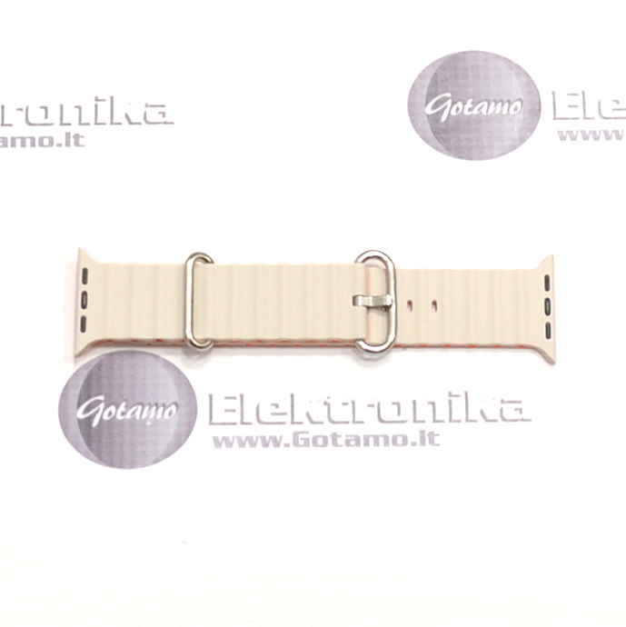 Apyrankė dirželis Devia Deluxe Sport6 Apple Watch 38 / 40 / 41 mm žvaigždžių šviesos (šviesiai kreminė) / oranžinė 2 Apyrankė dirželis Devia Deluxe Sport6 Apple Watch 38 40 41 mm žvaigždžių