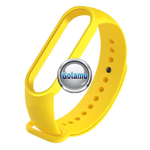 Apyrankė dirželis Xiaomi Mi Band 5 6 7 išmaniosioms apyrankėms geltonos