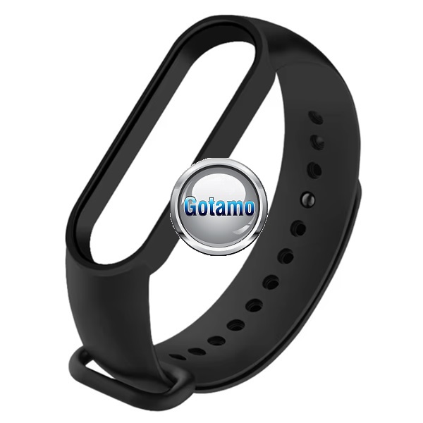 Apyrankė dirželis Xiaomi Mi Band 5 6 7 išmaniosioms apyrankėms juodos