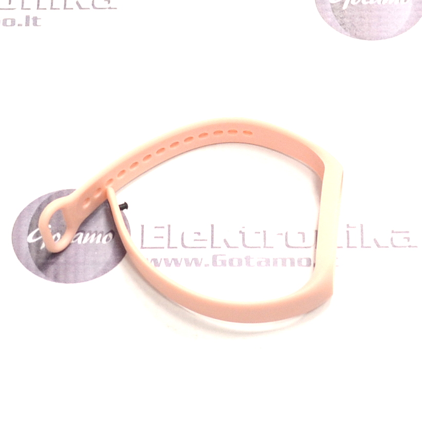 Apyrankė dirželis Xiaomi Mi Band 5 6 7 išmaniosioms apyrankėms šviesiai rožinės spalvos 2 Apyrankė dirželis Xiaomi Mi Band 5 6 7 išmaniosioms apyrankėms šviesiai