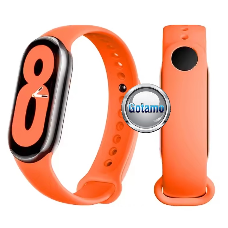 Apyrankė dirželis Xiaomi Mi Band 8 9 išmaniosioms apyrankėms oranžinės