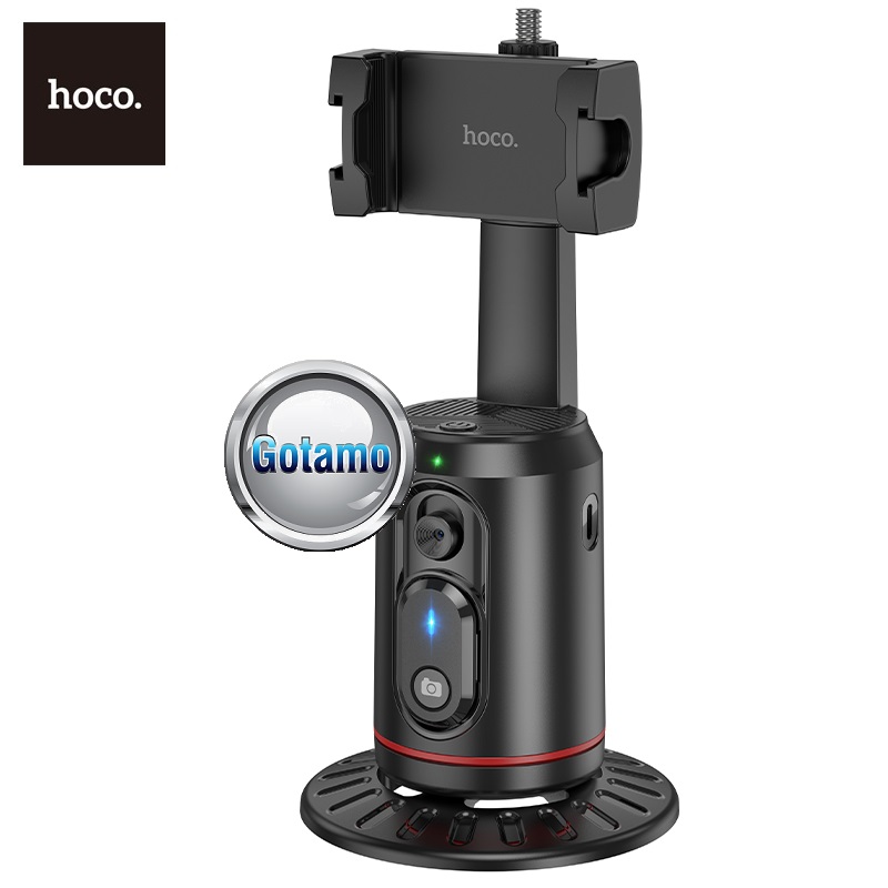 Asmenukių (selfie) stovas su veido sekimu Hoco Face 360 7 Asmenukių stovas Hoco Face 360 telefonui