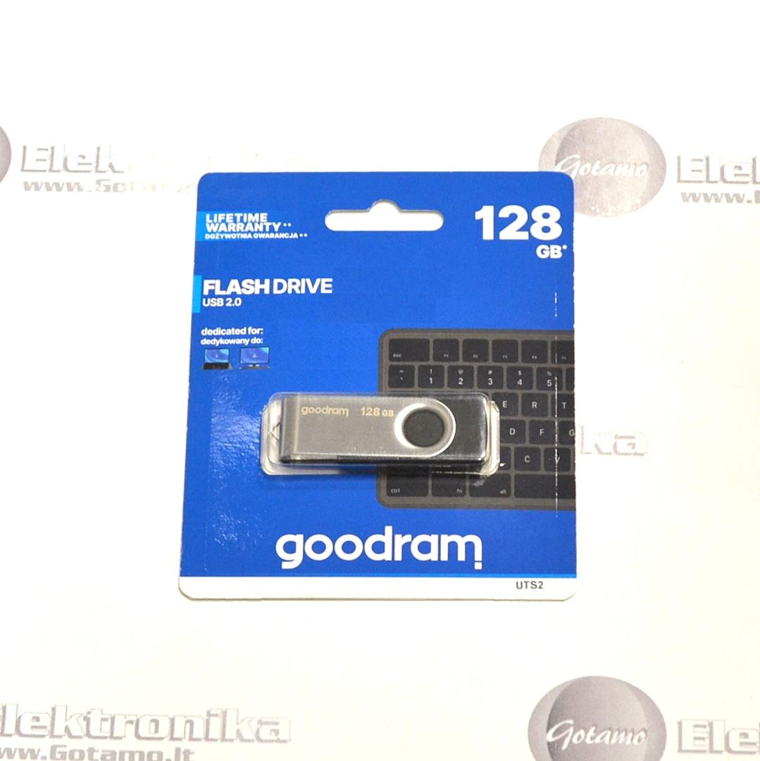 Atmintinė USB raktas 128GB USB 2.0 GOODRAM 2 Atmintinė USB raktas 128GB GOODRAM pasukamas korpusas