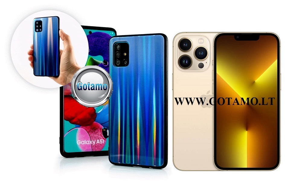 Aurora deklas Apple iPhone 13 pro melynos
