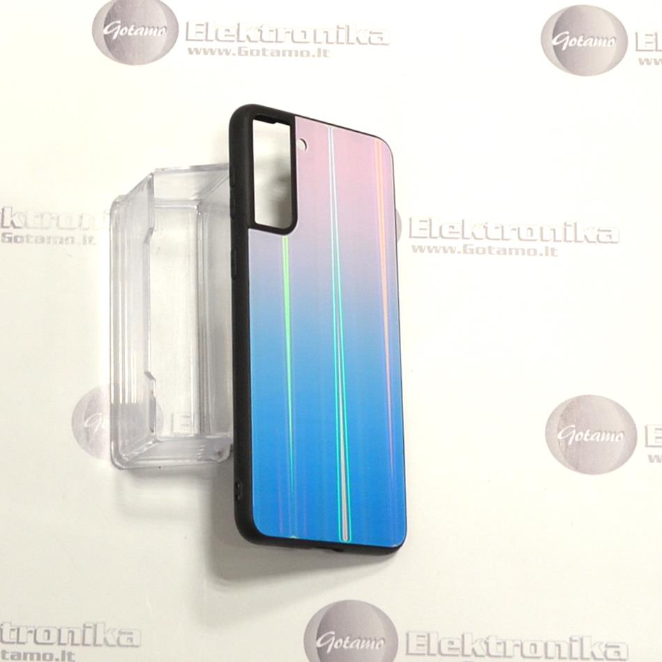 Aurora dėklas nugarėlė Samsung Galaxy S21+ 5G telefonams žydros spalvos 4 Aurora dėklas Samsung Galaxy S21+ 5G – nuotrauka 4