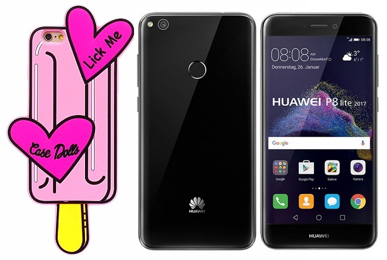 Ausys Lick Me silikoninis dėklas Huawei P9 Lite (2017)