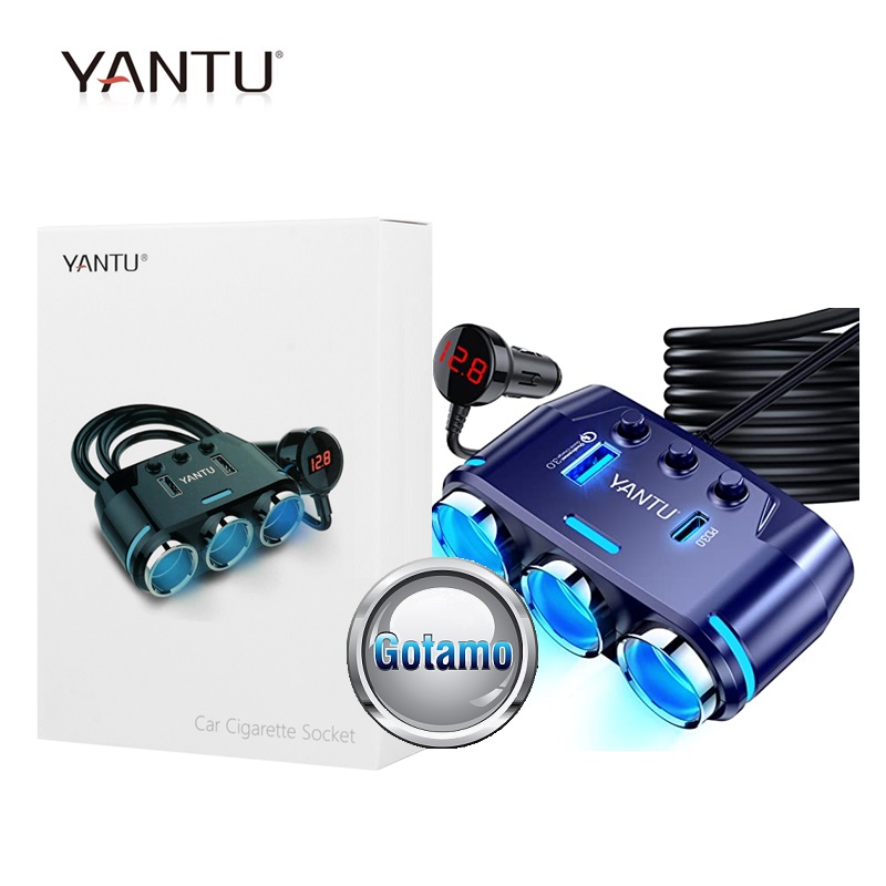 Automobilinis skirstytuvas Yantu Type-C automobilinis įkroviklis