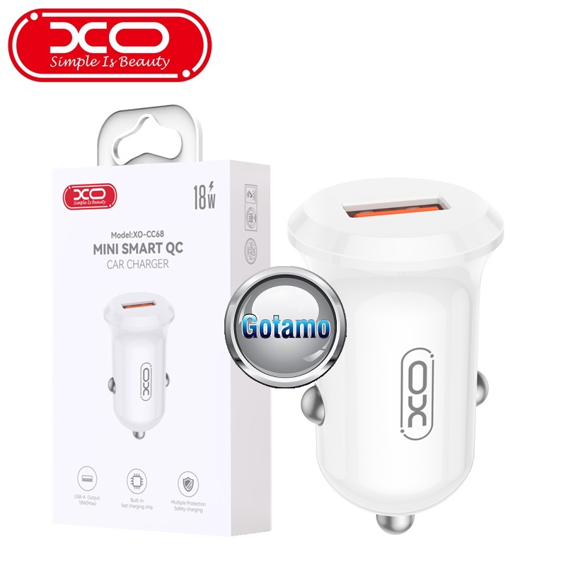 Auto kroviklis XO USB 18W automobilinis įkroviklis