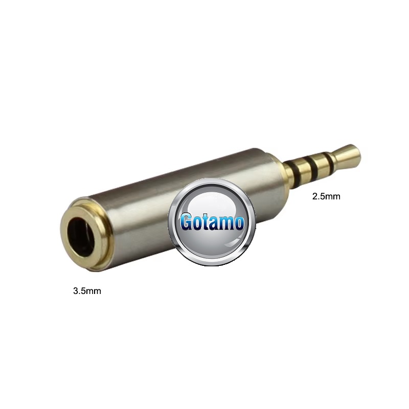 AUX 2.5mm į AUX 3.5mm lizdą