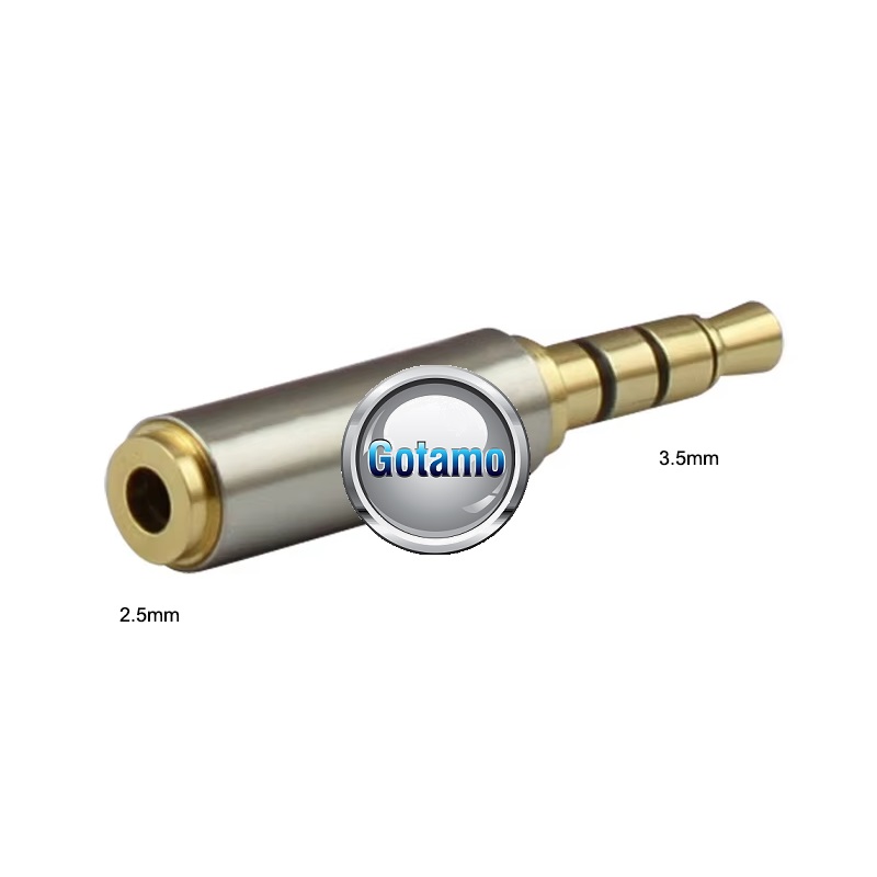 AUX 3.5mm į AUX 2.5mm lizdą jungtis TRRS