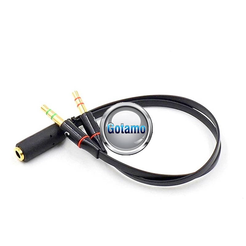 AUX 3.5mm lizdas į 2 AUX