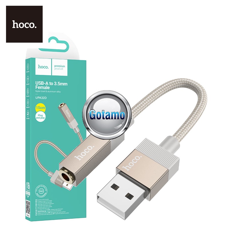 AUX 3.5mm lizdas į USB