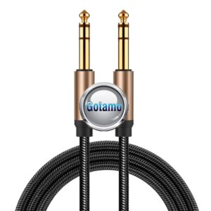 AUX 6.35mm stereo į AUX 6.35mm stereo laidas 1.5 metro – prekės vaizdas