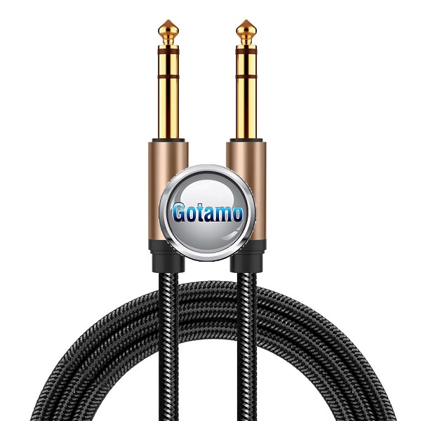AUX 6.35mm (stereo) į AUX 6.35mm (stereo) laidas 1.5