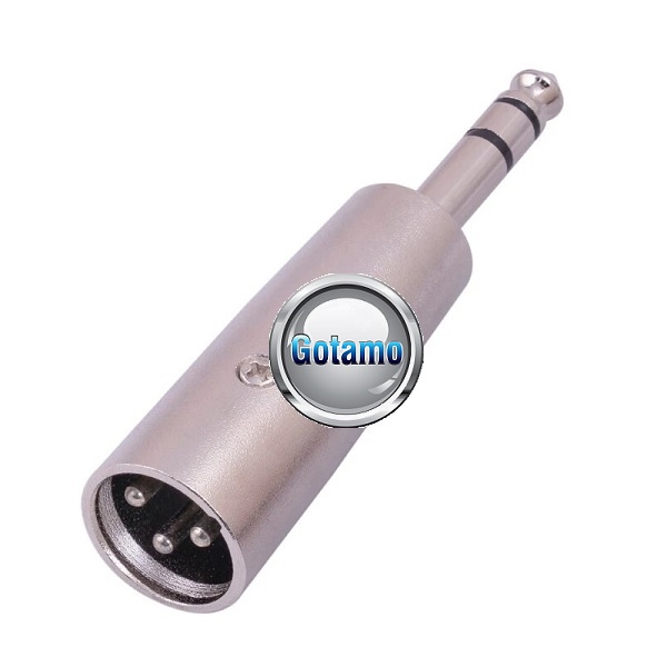 AUX 6.35mm (stereo) į XLR