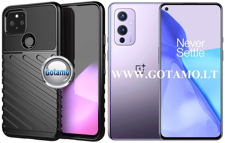 B-2Safe dėklas OnePlus 9 juodos spalvos