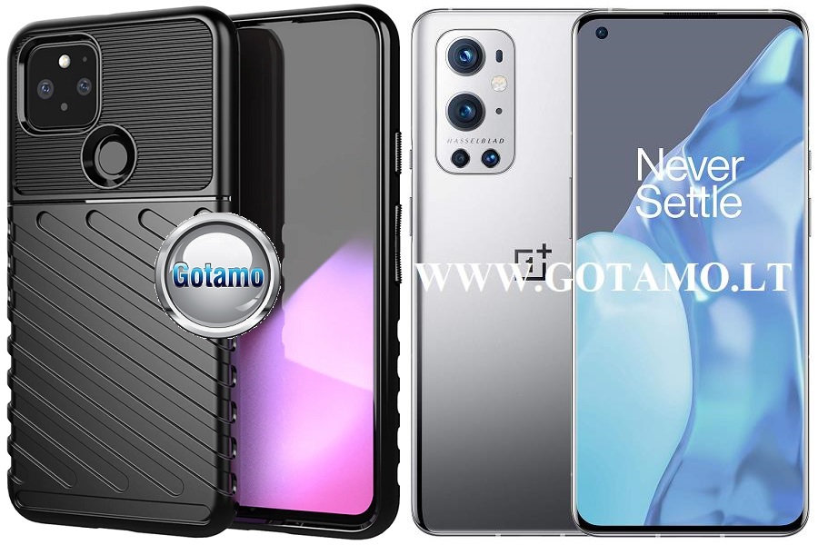 B-2Safe dėklas OnePlus 9 Pro juodos spalvos