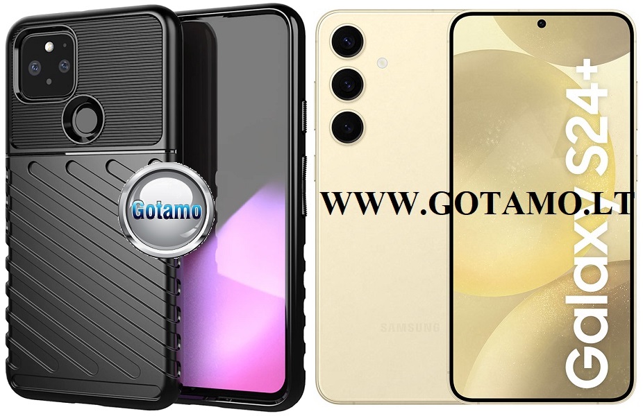 B-2Safe dėklas Samsung Galaxy S24+ (S24 Plus) mobiliajam juodos spalvos