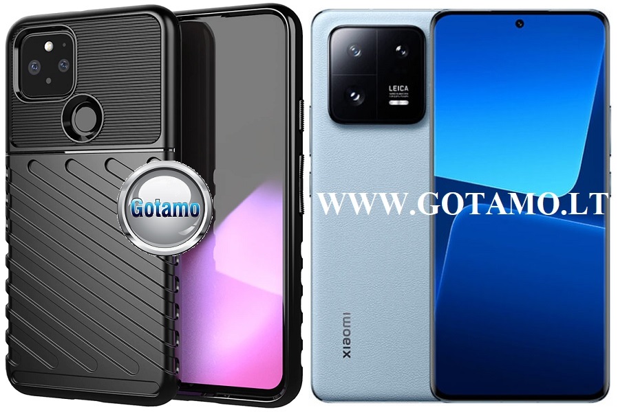 B-2Safe dėklas nugarėlė Xiaomi 13 Pro mobiliajam telefonui juodos spalvos