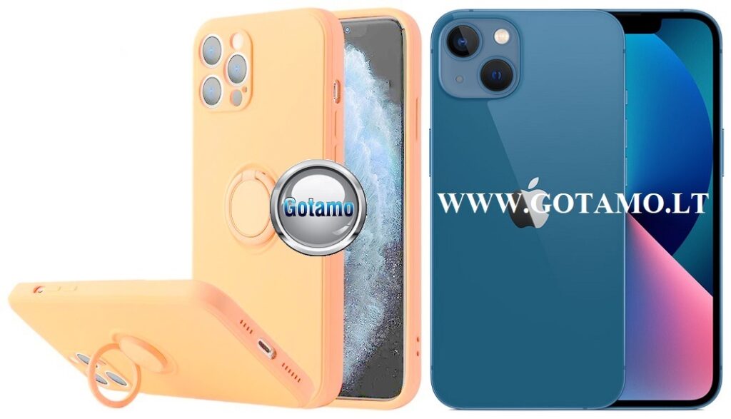 B hold deklas Apple iPhone 13 sviesiai oranzines