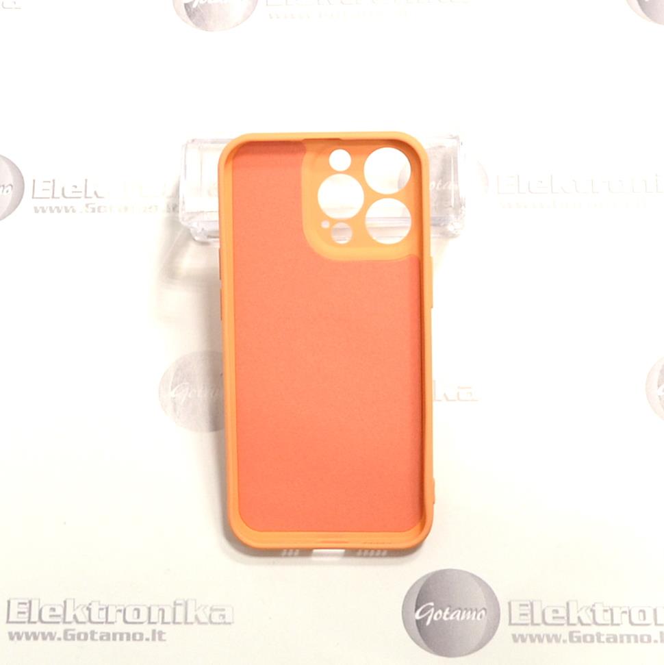 B-Hold dėklas nugarėlė Apple iPhone 13 Pro mobiliajam telefonui oranžinės spalvos 3 B hold deklas Apple iPhone 13 pro oranzines 3