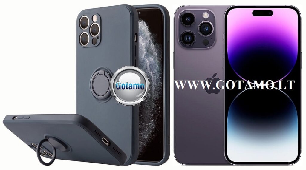 B hold deklas Apple iPhone 14 pro max tamsiai melynos
