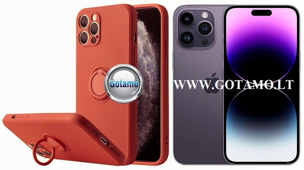B hold deklas Apple iPhone 14 pro max tamsiai oranzines